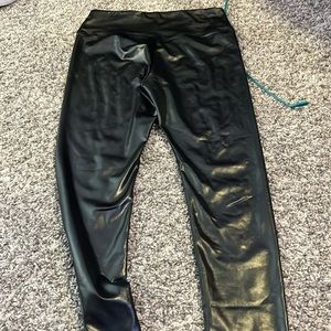 Target, leather leggings, size medium